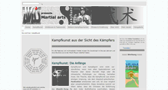 Desktop Screenshot of kampfkunst.ava-s.net